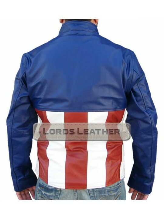  Captain America The first Avenger Movies Chris Evans leather Jacket